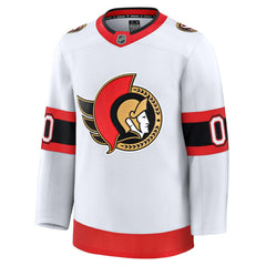 NHL White Ottawa Senators Fanatics Away Premium Custom Jersey