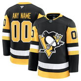 NHL Black Pittsburgh Penguins Fanatics Home Premium Custom Jersey