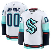 NHL White Seattle Kraken Fanatics Away Premium Custom Jersey