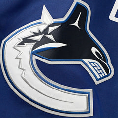 NHL Blue Vancouver Canucks Fanatics Home Premium Custom Jersey