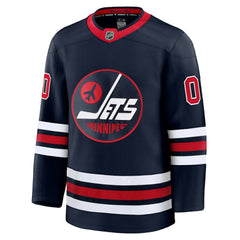 NHL Navy Winnipeg Jets Fanatics Alternate Premium Custom Jersey