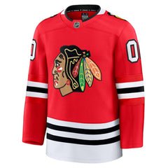 NHL Red Chicago Blackhawks Fanatics Home Premium Custom Jersey