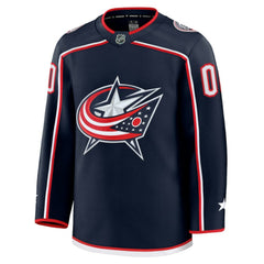 NHL Navy Columbus Blue Jackets Fanatics Home Premium Custom Jersey