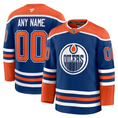 NHL Royal Edmonton Oilers Fanatics Home Premium Custom Jersey