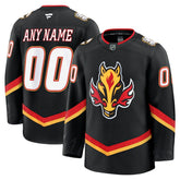 NHL Black Calgary Flames Fanatics Alternate Premium Custom Jersey