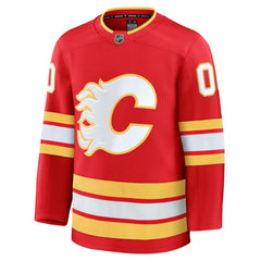 NHL Red Calgary Flames Fanatics Home Premium Custom Jersey