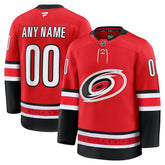 NHL Red Carolina Hurricanes Fanatics Alternate Premium Custom Jersey