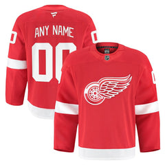 NHL Red Detroit Red Wings Fanatics Home Authentic Pro Custom Jersey