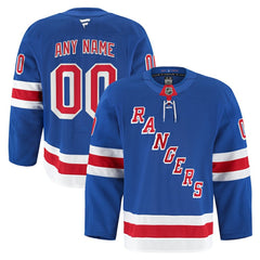 NHL Royal New York Rangers Fanatics Home Authentic Pro Custom Jersey