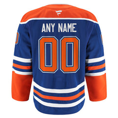 NHL Royal Edmonton Oilers Fanatics Home Authentic Pro Custom Jersey