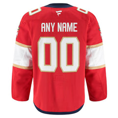 NHL Red Florida Panthers Fanatics Home Authentic Pro Custom Jersey