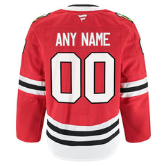 NHL Red Chicago Blackhawks Fanatics Home Authentic Pro Custom Jersey
