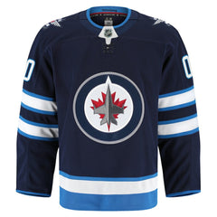 NHL Navy Winnipeg Jets Fanatics Home Authentic Pro Custom Jersey