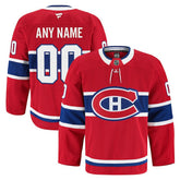 NHL Red Montreal Canadiens Fanatics Home Authentic Pro Custom Jersey