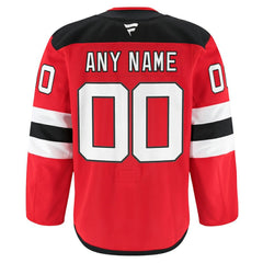 NHL Red New Jersey Devils Fanatics Home Authentic Pro Custom Jersey