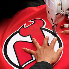 NHL Red New Jersey Devils Fanatics Home Authentic Pro Custom Jersey