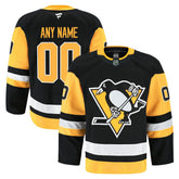 NHL Black Pittsburgh Penguins Fanatics Home Authentic Pro Custom Jersey
