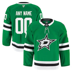 NHL Kelly Green Dallas Stars Fanatics Home Authentic Pro Custom Jersey