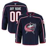 NHL Navy Columbus Blue Jackets Fanatics Home Authentic Pro Custom Jersey