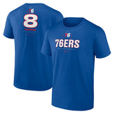 NBA Paul George Philadelphia 76ers Behind The Back Name & Number T-Shirt - Royal cheap