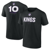 NBA DeMar DeRozan Sacramento Kings Behind The Back Name & Number T-Shirt - Black cheap
