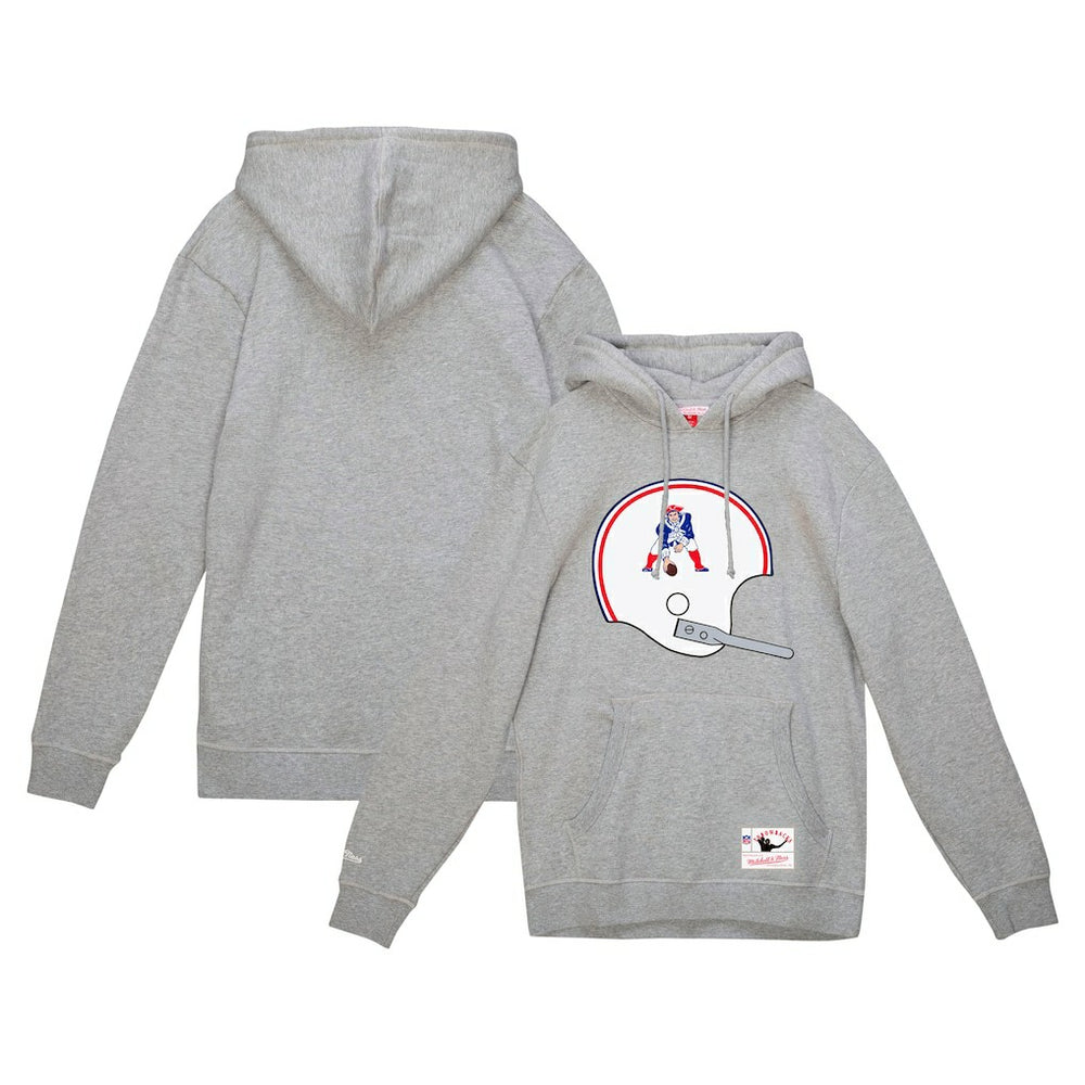 Helmet Logo Vintage Pullover Hoodie - New England Patriots