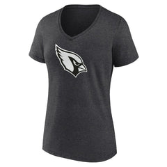 Women's Personalized Name & Number Monochrome V-Neck Long Sleeve T-Shirt - Arizona Cardinals