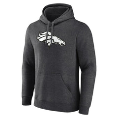 Personalized Name & Number Monochrome Pullover Hoodie - Denver Broncos