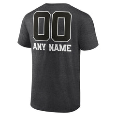 Personalized Name & Number Monochrome T-Shirt - Detroit Lions