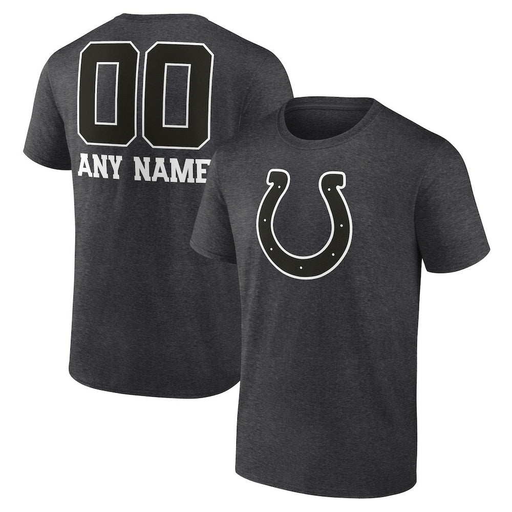 Personalized Name & Number Monochrome T-Shirt - Indianapolis Colts