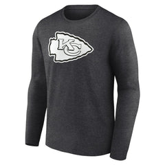 Personalized Name & Number Monochrome Long Sleeve T-Shirt - Kansas City Chiefs