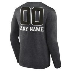 Personalized Name & Number Monochrome Long Sleeve T-Shirt - Kansas City Chiefs