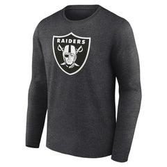 Personalized Name & Number Monochrome Long Sleeve T-Shirt - Las Vegas Raiders