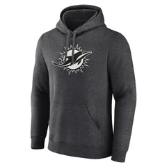 Personalized Name & Number Monochrome Pullover Hoodie - Miami Dolphins