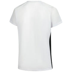 Women's Plus Size Glitter Lace-Up V- Neck T-Shirt - Cincinnati Bengals