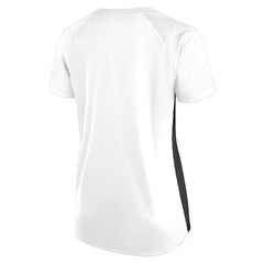 Women's Plus Size Glitter Lace-Up V- Neck T-Shirt - New Orleans Saints