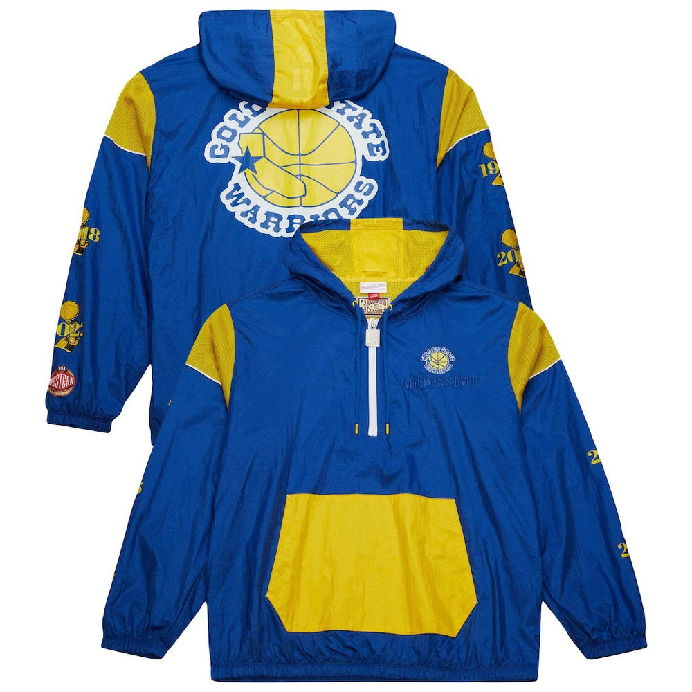 NBA Golden State Warriors Unisex Hardwood Classics Team OG 3.0 Anorak Half-Zip Windbreaker Jacket sale