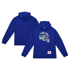 Helmet Logo Vintage Pullover Hoodie - Seattle Seahawks