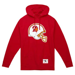 Helmet Logo Vintage Pullover Hoodie - Tampa Bay Buccaneers