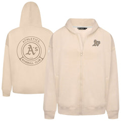 MLB Athletics Levelwear Uphill Oversized Full-Zip Hoodie