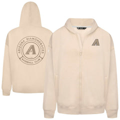 MLB Arizona Diamondbacks Levelwear Uphill Oversized Full-Zip Hoodie