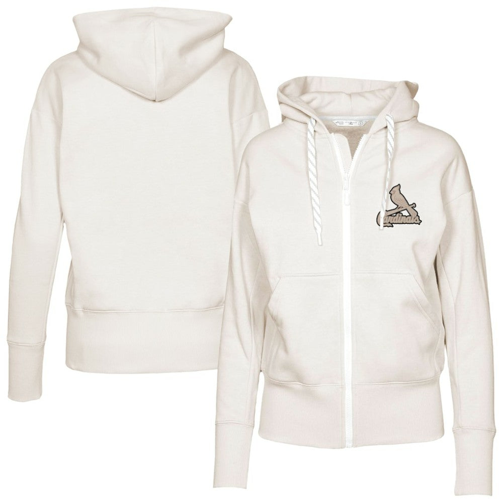 MLB St. Louis Cardinals Levelwear Women's Gardinia Full-Zip Hoodie