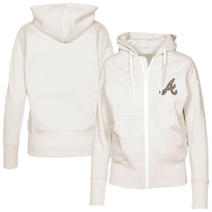 MLB Atlanta Braves Levelwear Women's Gardinia Full-Zip Hoodie