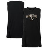MLB Athletics Levelwear Women's Influx Team Arch Tank Top