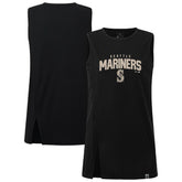 MLB Seattle Mariners Levelwear Women's Influx Team Arch Tank Top