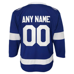 NHL Blue Tampa Bay Lightning Youth Replica Custom Jersey
