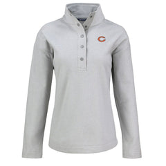 Cutter & Buck Women's Hunts Point Eco Half-Snap Sweatshirt - Chicago Bears