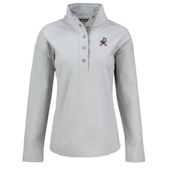 Cutter & Buck Women's Hunts Point Eco Half-Snap Sweatshirt - Cleveland Browns