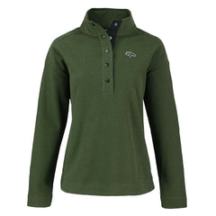 Cutter & Buck Women's Hunts Point Eco Half-Snap Sweatshirt - Denver Broncos