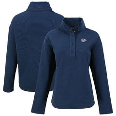 Cutter & Buck Women's Hunts Point Eco Half-Snap Sweatshirt - Kansas City Chiefs